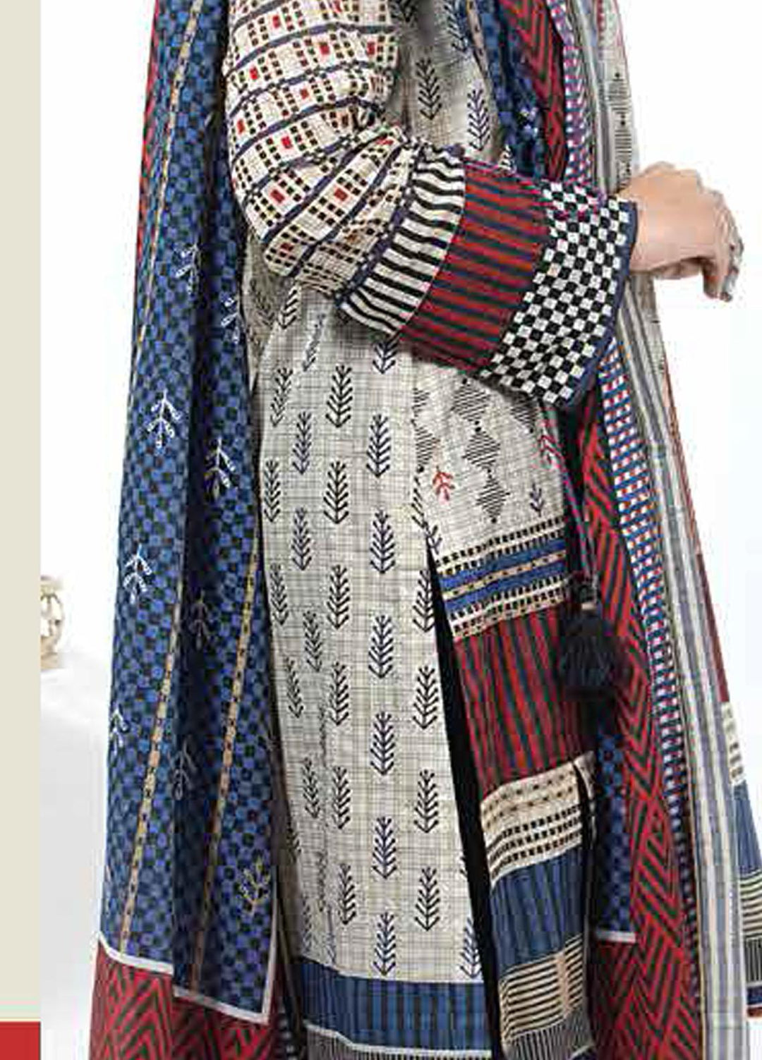 Lakhany Printed Lawn Suits Unstitched 2 Piece LSM21-SP2 TPC-2198 - Summer Collection
