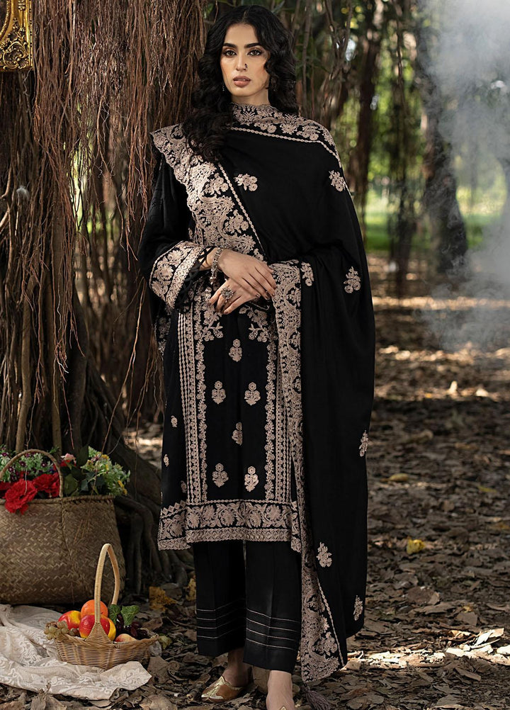 Lakhany Embroidered Cashmere Wool Suits Unstitched 3 Piece LSM23WE LG-IZ-0037 - Winter Collection