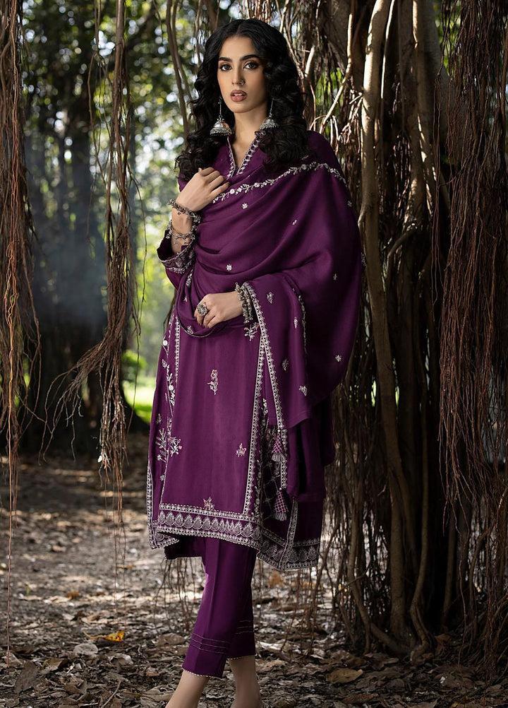 Lakhany Embroidered Cashmere Wool Suits Unstitched 3 Piece LSM23WE LG-IZ-0050 - Winter Collection