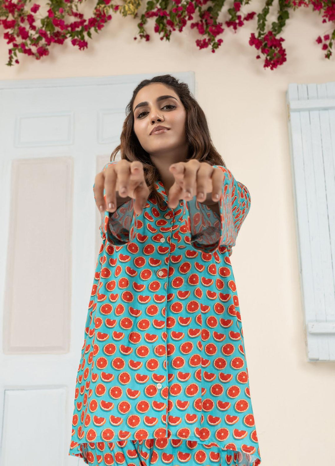 Lakhany Night Wear Cool Max Polyester 2 Piece Dress LSM21WNW LSM-2542