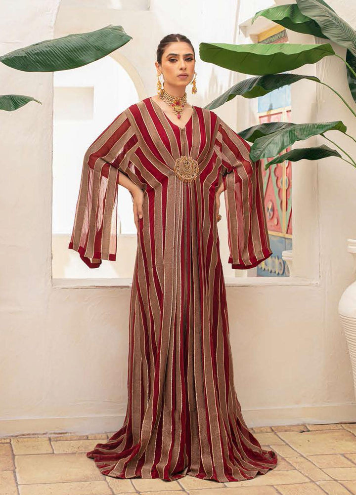 Vanya Party Wear Net Luxury Pret Kaftan FE-11
