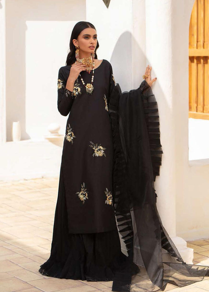 Vanya Party Wear Silk Luxury Pret 3 Piece Suit FE-12-A