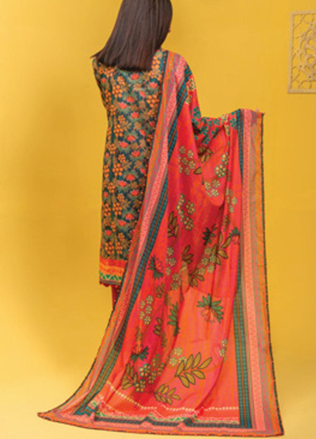 Lamha by Tarzz Printed Lawn Suits Unstitched 2 Piece TZ21L SS-2-08 - Spring / Summer Collection