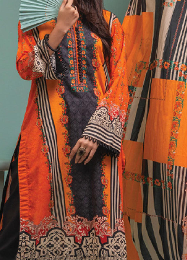 Lamha by Tarzz Printed Lawn Suits Unstitched 2 Piece TZ21L SS-2-13 - Spring / Summer Collection