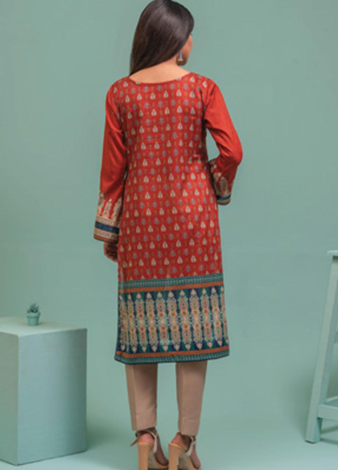 Lamha by Tarzz Printed Lawn Suits Unstitched 3 Piece TZ21L SS-3-14 - Spring / Summer Collection
