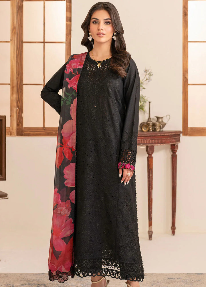 Lamhay by Zarif Embroidered Lawn Suit Unstitched 3 Piece ZF25LL LMLW-05 Zoyah - Summer Collection