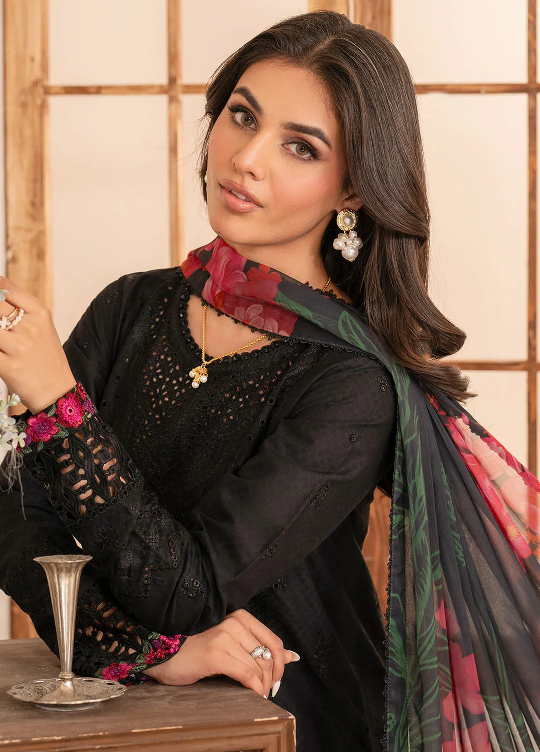 Lamhay by Zarif Embroidered Lawn Suit Unstitched 3 Piece ZF25LL LMLW-05 Zoyah - Summer Collection