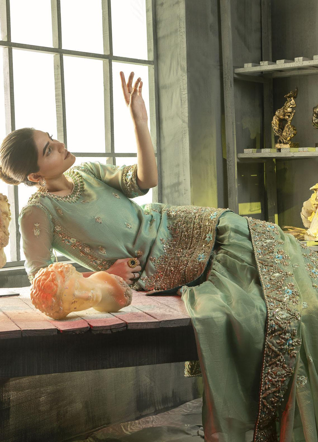 Laveen Embroidered Missouri Suits Unstitched 3 Piece LV22MNF LCM-006-22 Laveen Never Ending - Luxury Festive Collection