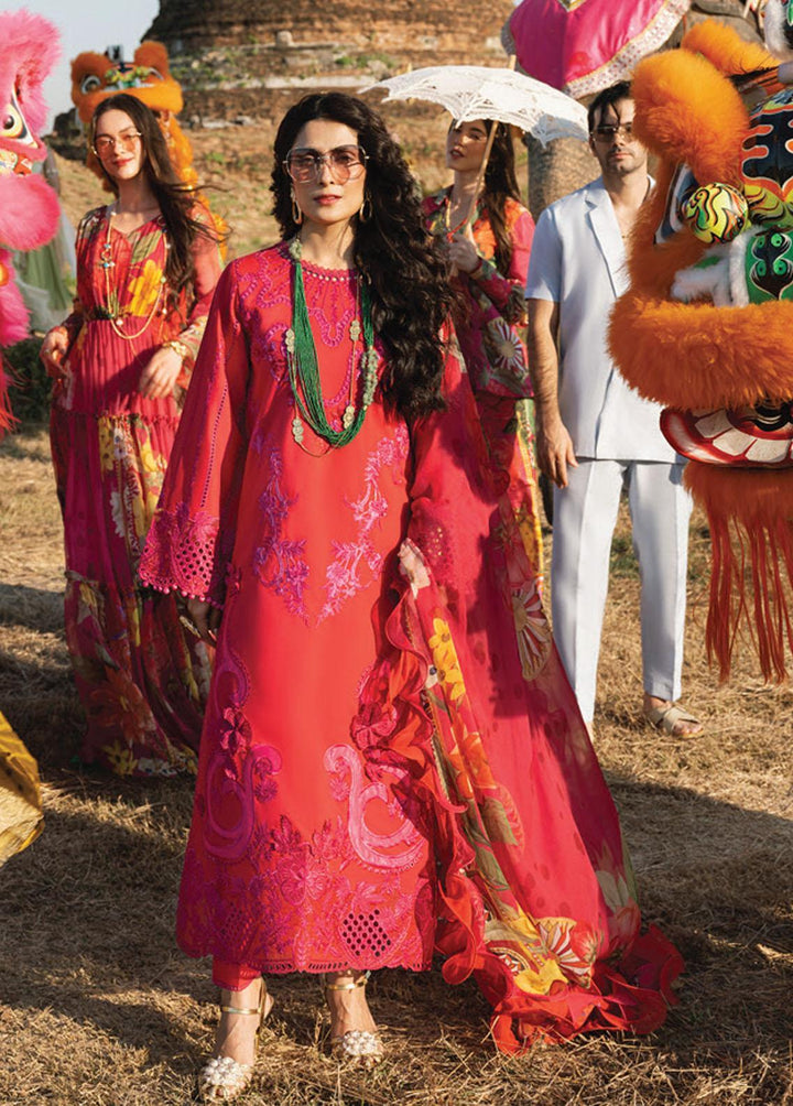 Lawana by Mushq Embroidered Lawn Suits Unstitched 3 Piece MQ23L MSL-23-10 Mai - Spring / Summer Collection