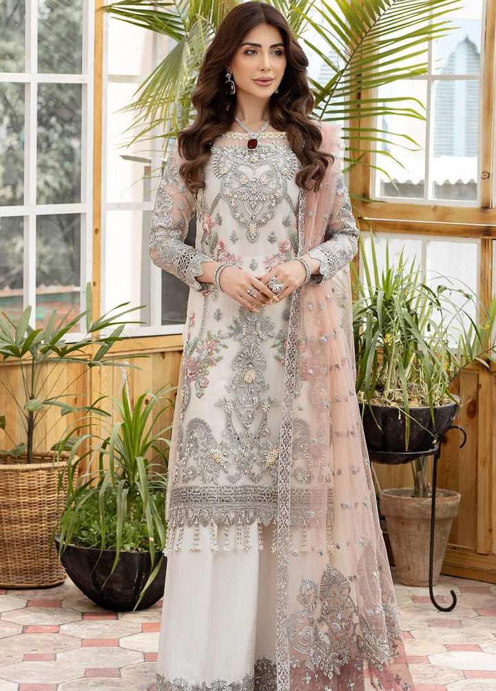 Le Etincelle By Imrozia Premium Embroidered Organza Suits Unstitched 3 Piece IMP23LE I-170 Aracely - Luxury Formal Collection