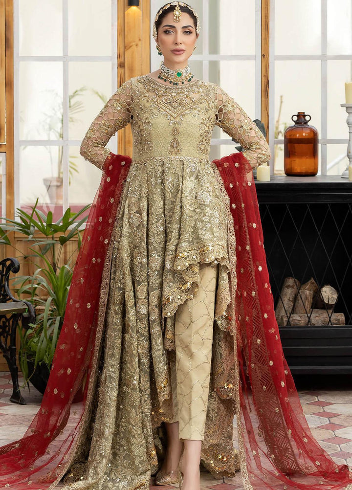 Le Etincelle By Imrozia Premium Embroidered Organza Suits Unstitched 3 Piece IMP23LE I-171 Daniela - Luxury Formal Collection