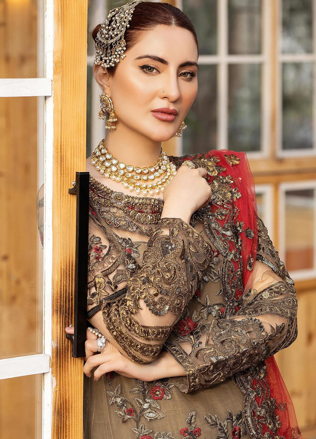 Le Etincelle By Imrozia Premium Embroidered Net Suits Unstitched 3 Piece IMP23LE I-173 Julietta - Luxury Formal Collection