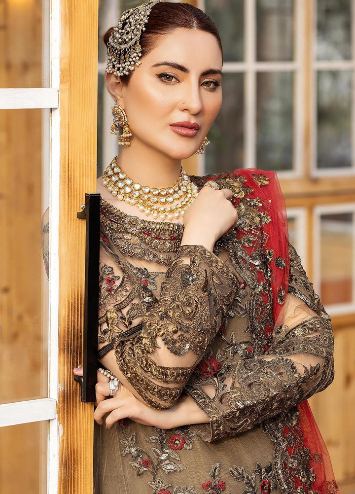 Le Etincelle By Imrozia Premium Embroidered Net Suits Unstitched 3 Piece IMP23LE I-173 Julietta - Luxury Formal Collection
