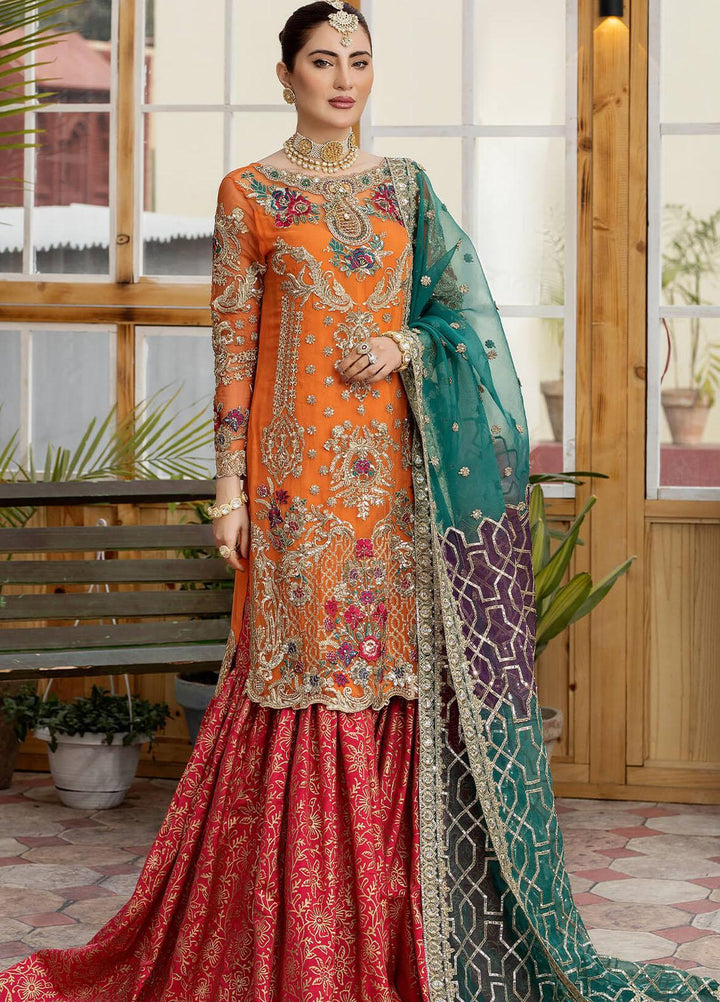 Le Etincelle By Imrozia Premium Embroidered Chiffon Suits Unstitched 3 Piece IMP23LE I-174 Maya - Luxury Formal Collection