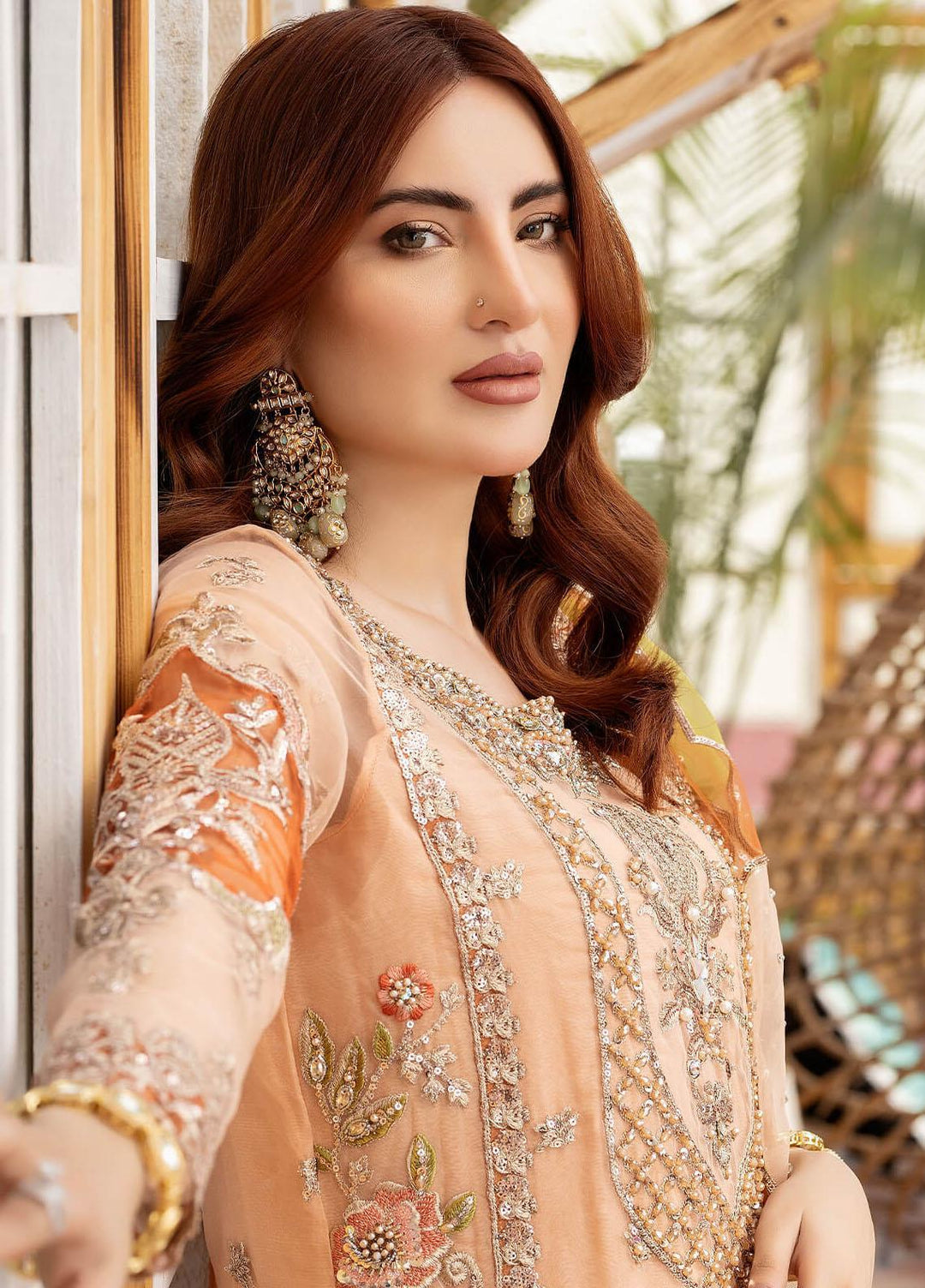 Le Etincelle By Imrozia Premium Embroidered Organza Suits Unstitched 3 Piece IMP23LE I-177 Isabella - Luxury Formal Collection