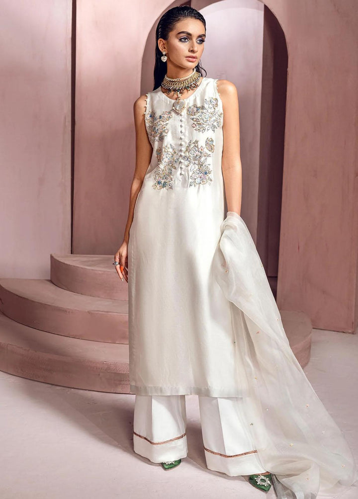 Mahum Asad Pret Embroidered Silk 3 Piece Suit MA23LF Nirvana