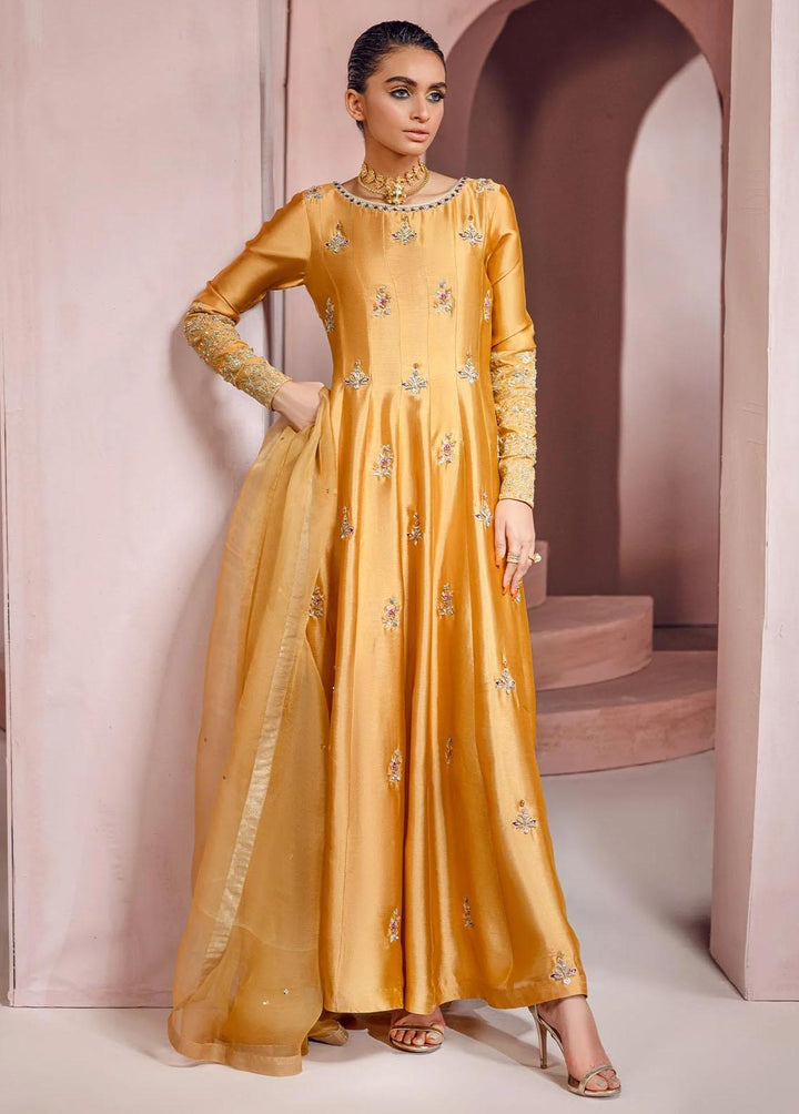 Mahum Asad Pret Embroidered Silk 3 Piece Suit MA23LF True Love