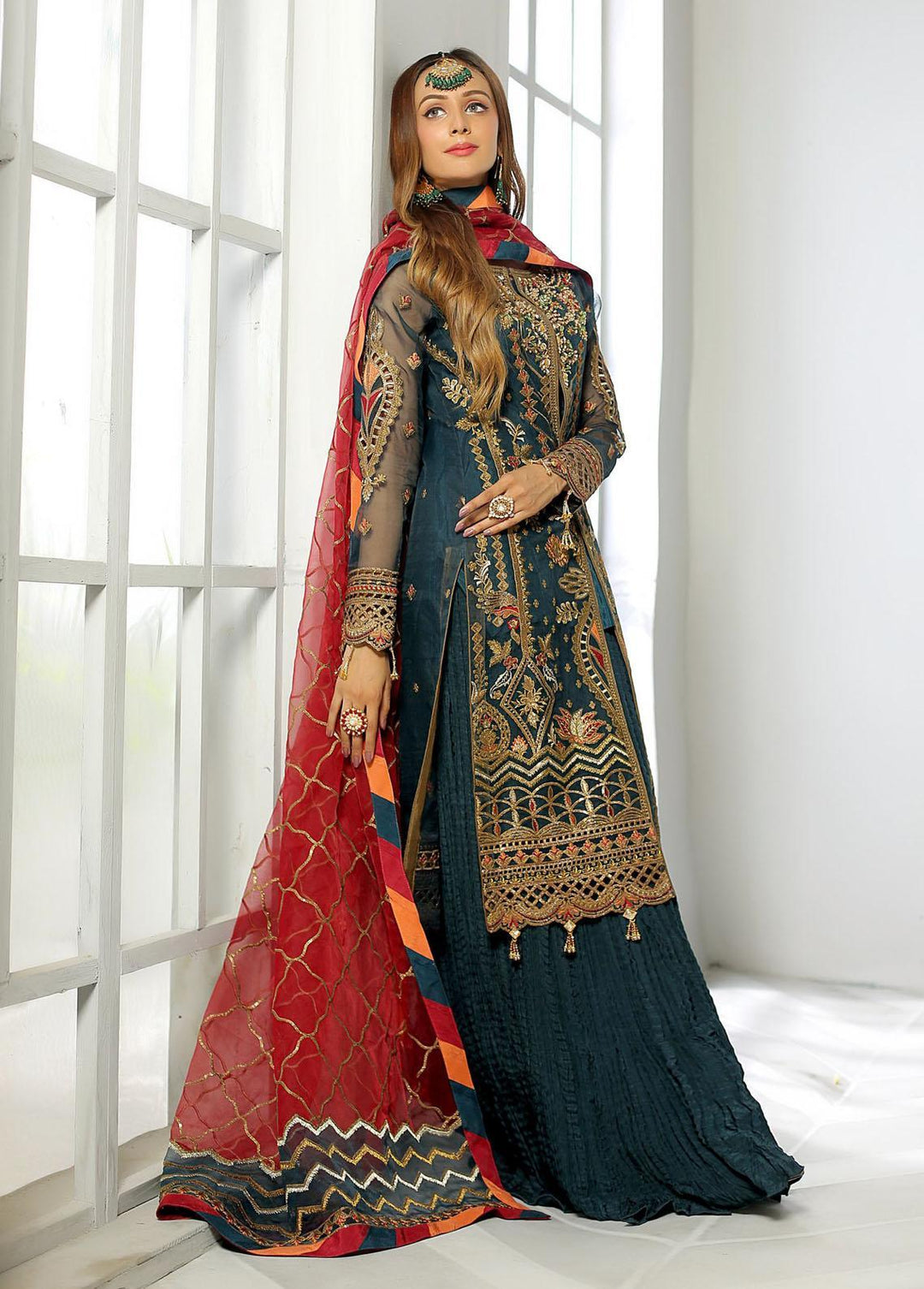 Lemilsa By Maryam's Embroidered  Suits Unstitched 3 Piece MRM22L L-01 - Luxury Collection