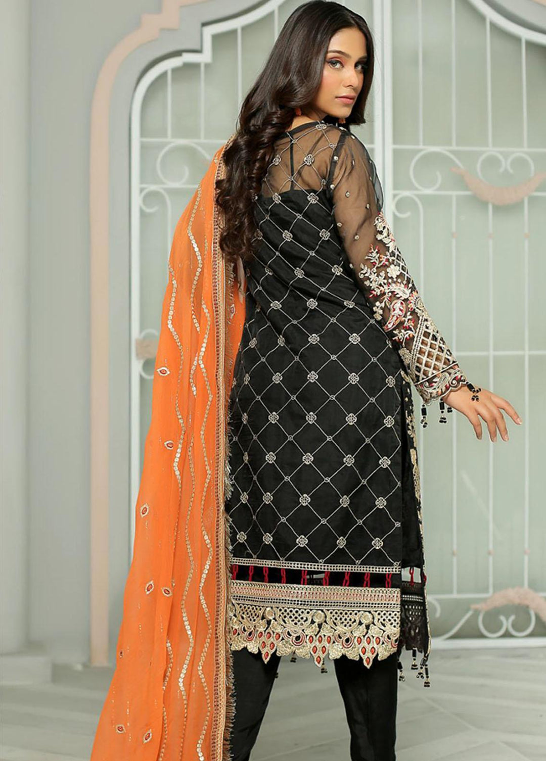 Lemilsa By Maryam's Embroidered  Suits Unstitched 3 Piece MRM22L L-05 - Luxury Collection