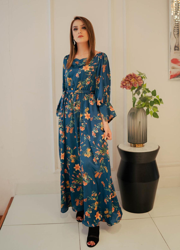 Lenaim Luxury Pret  Silk Maxi LN22FS BRUNELE
