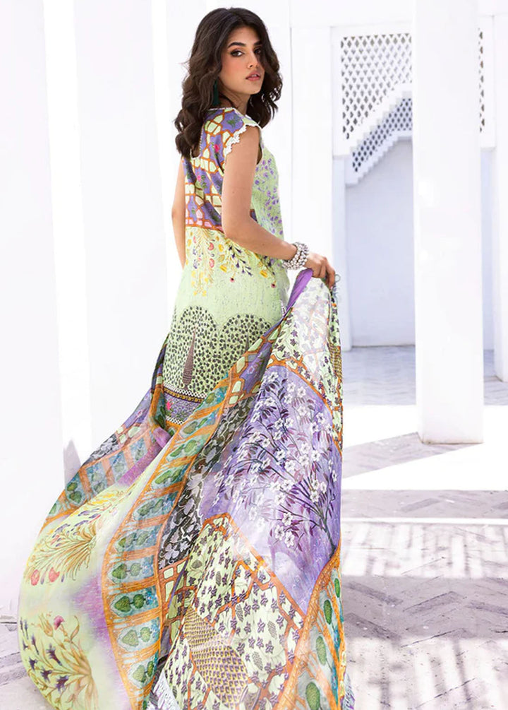 Leya by Roheenaz Embroidered Lawn Suits Unstitched 3 Piece RNZ24L RNZ-02B Pineapple Pop - Spring Summer Collection