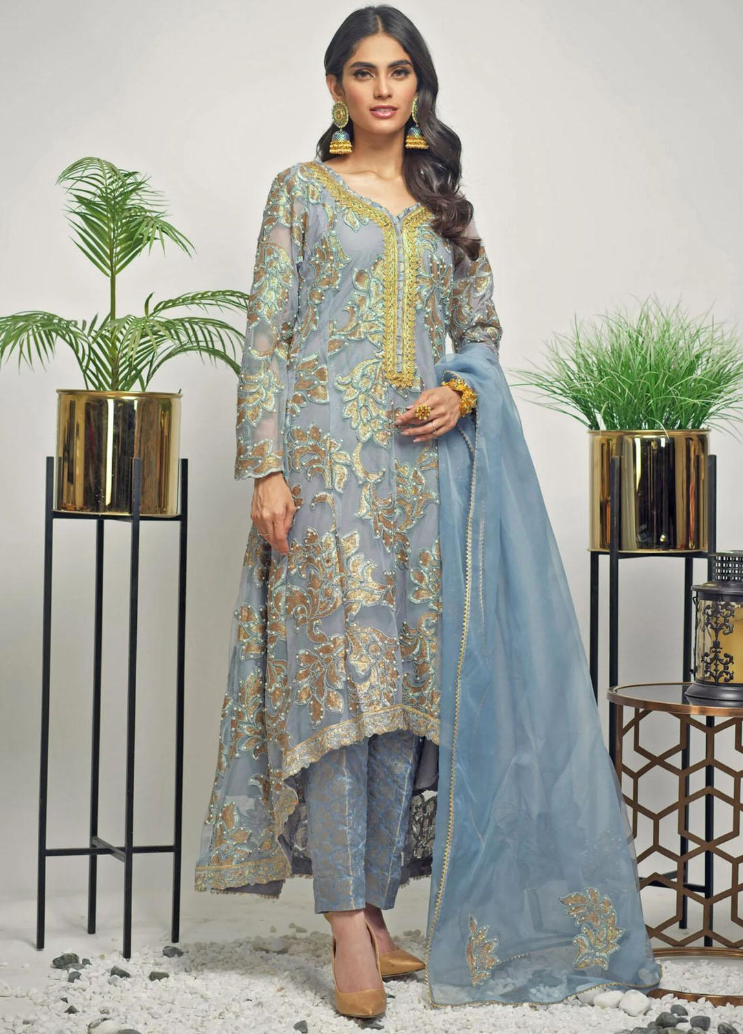 Libaas by TRJ Pret 3 Piece Suit LIBAAS - Midnight Sparkle – Sanaulla Store