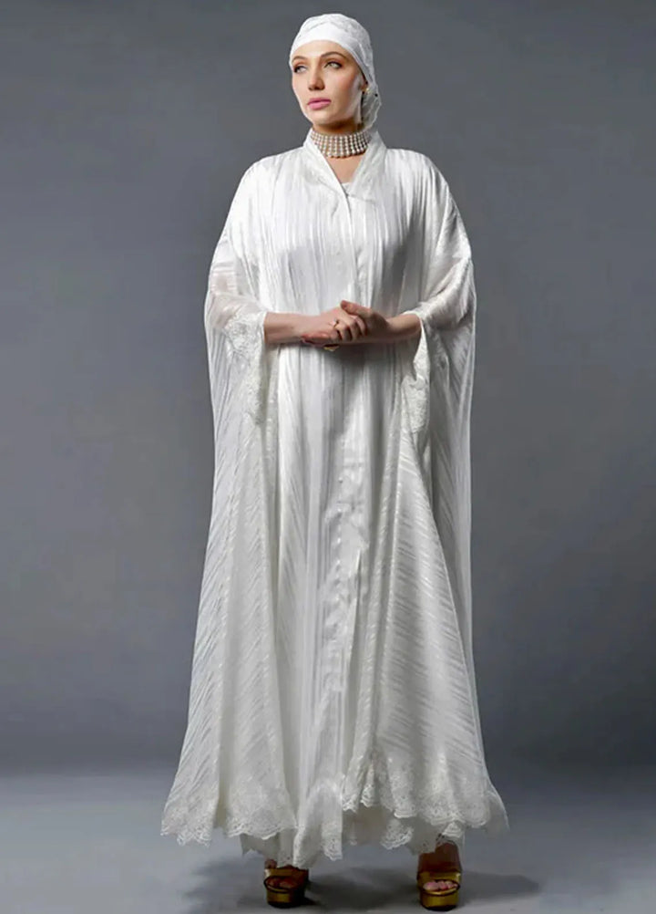Libaas Pret Casual Nada Abaya Parisa White
