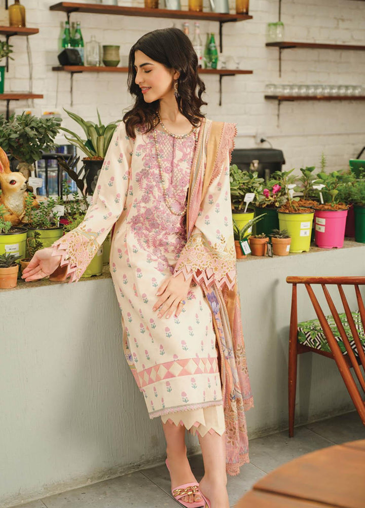 Lifestyle By Rang Rasiya Embroidered Lawn Suits Unstitched 3 Piece RR23LL 03 Symphonia - Summer Collection