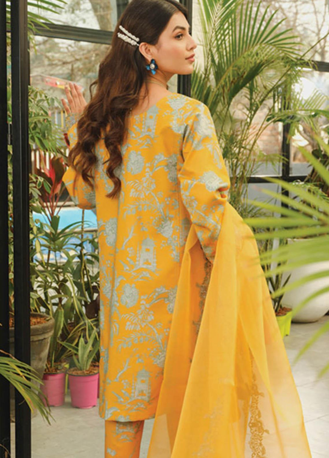 Lifestyle By Rang Rasiya Embroidered Lawn Suits Unstitched 3 Piece RR23LL 04 Utopia - Summer Collection
