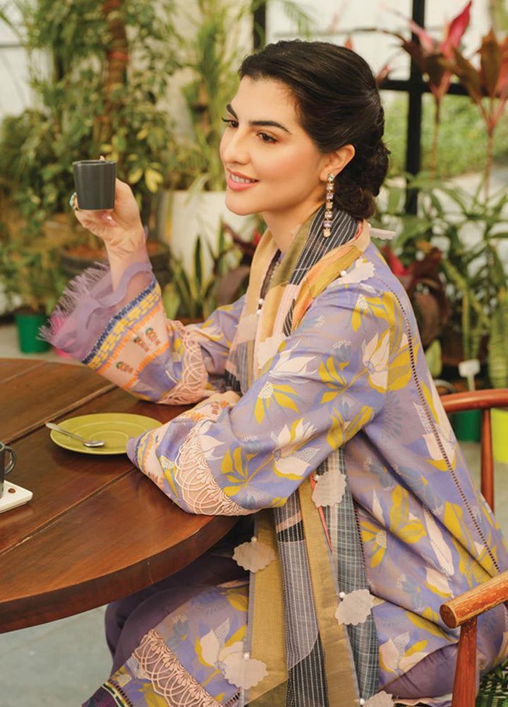 Lifestyle By Rang Rasiya Embroidered Lawn Suits Unstitched 3 Piece RR23LL 06 Charlette - Summer Collection