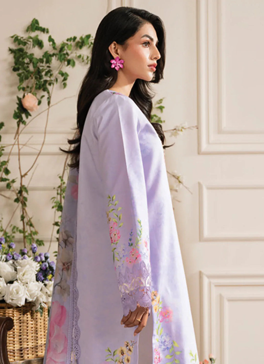 Lifestyle by Rang Rasiya Embroidered Lawn Suit Unstitched 3 Piece RR24LE Ayra - Summer Collection