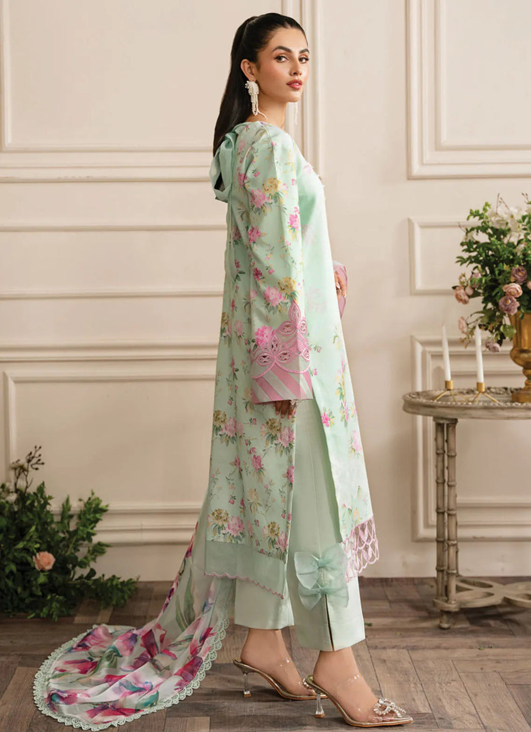 Lifestyle by Rang Rasiya Embroidered Lawn Suit Unstitched 3 Piece RR24LE Elysia - Summer Collection