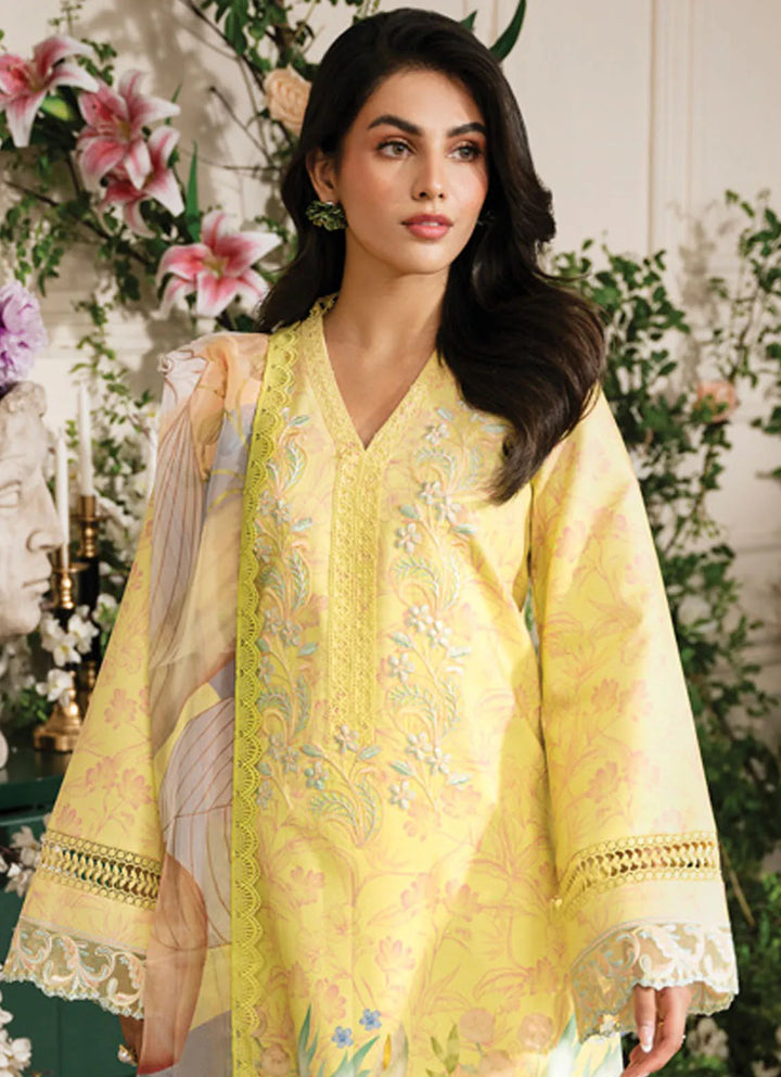 Lifestyle by Rang Rasiya Embroidered Lawn Suit Unstitched 3 Piece RR24LE Sun Kissed - Summer Collection