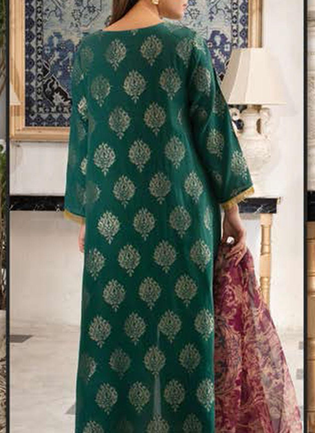 LimeLight Embroidered Jacquard Suits Unstitched 2 Piece LL21E U0716 Zinc - Summer Collection