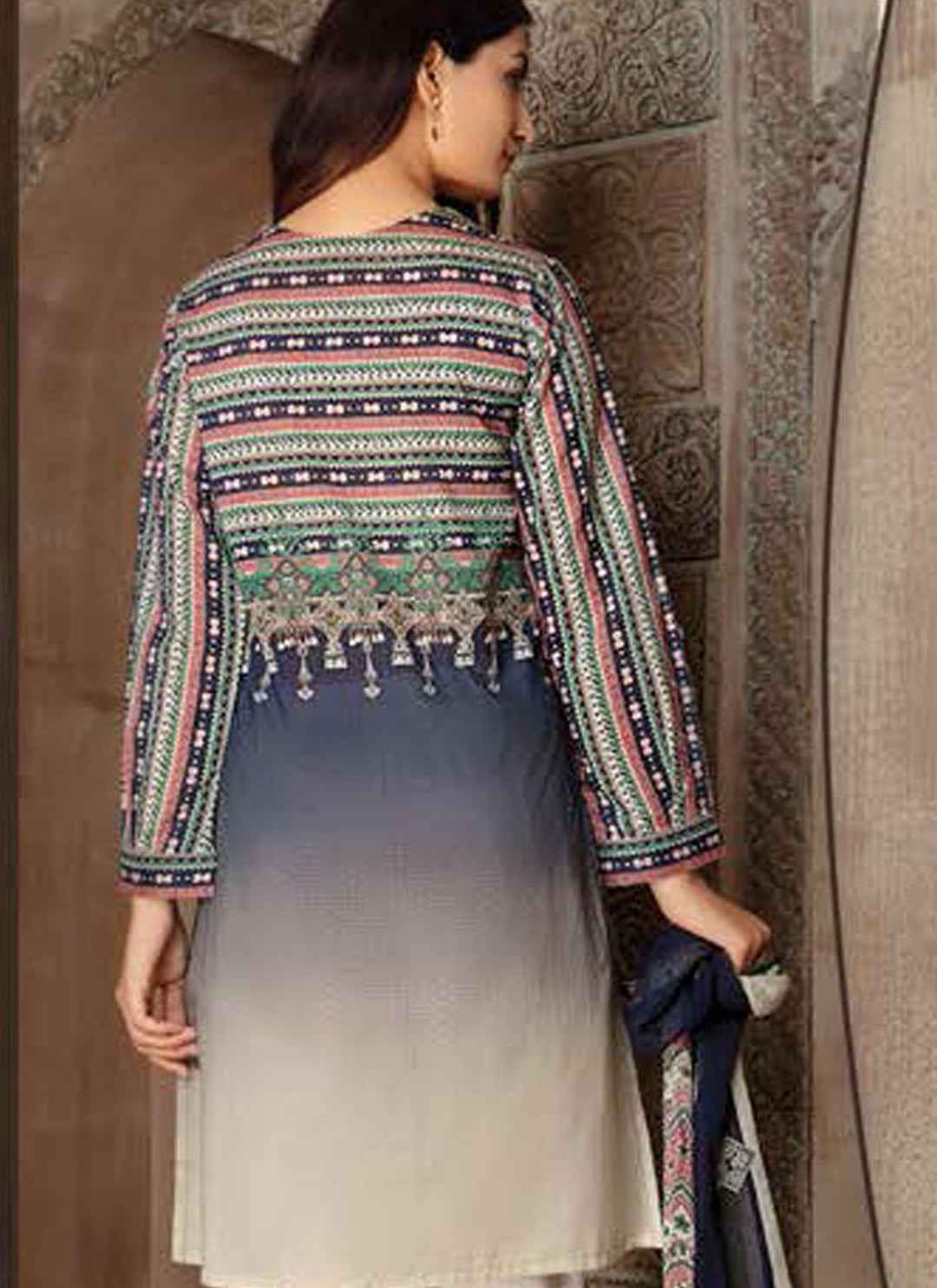 LimeLight Printed Lawn Suits Unstitched 2 Piece LL21US U1437 Blue - Summer Collection