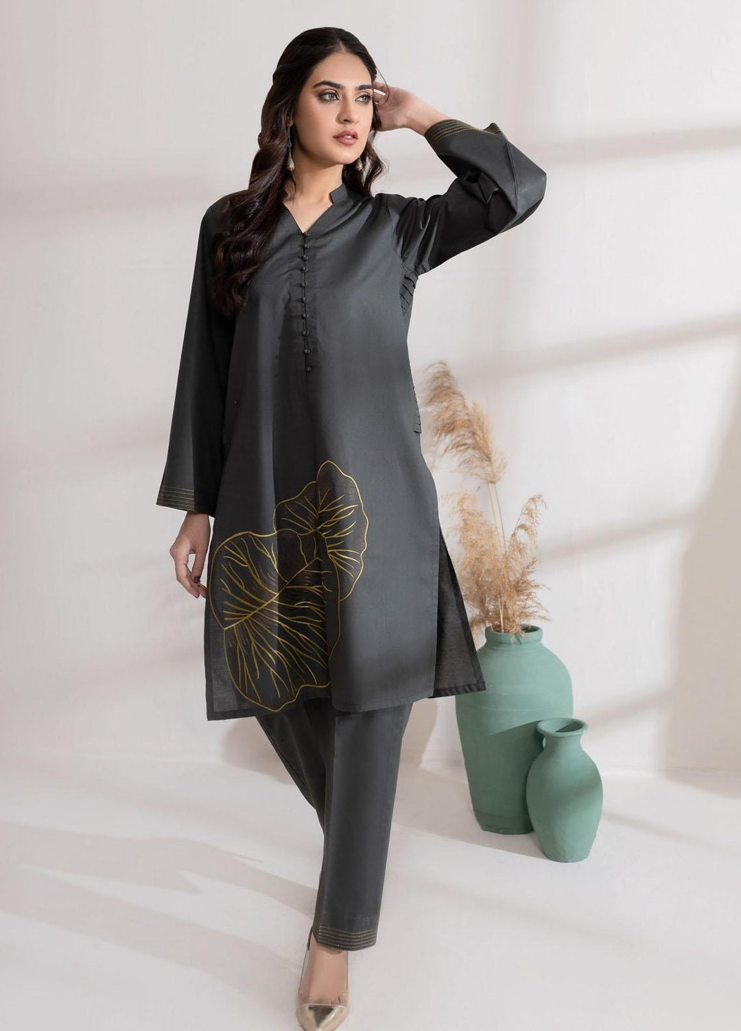 Log 'n' Tog Pret Casual Cotton 2 Piece Suit LNT23C Vine Leave