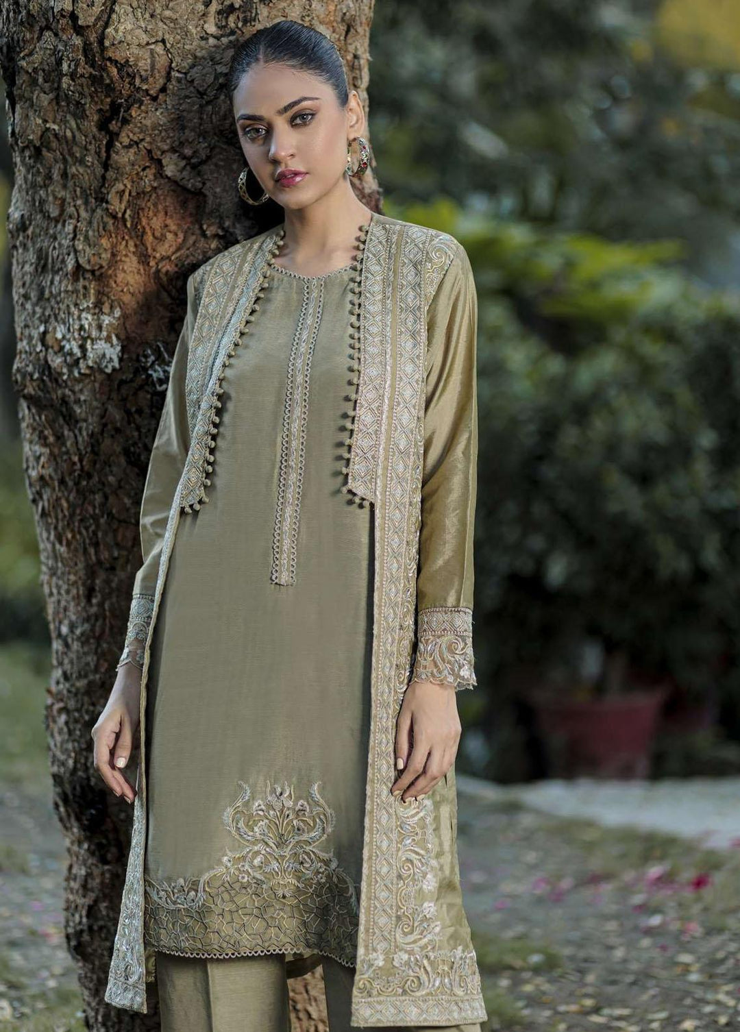 Log 'n' Tog Pret Premium Raw Silk 2 Piece Suit LNT23PF Akhdar Zytuni