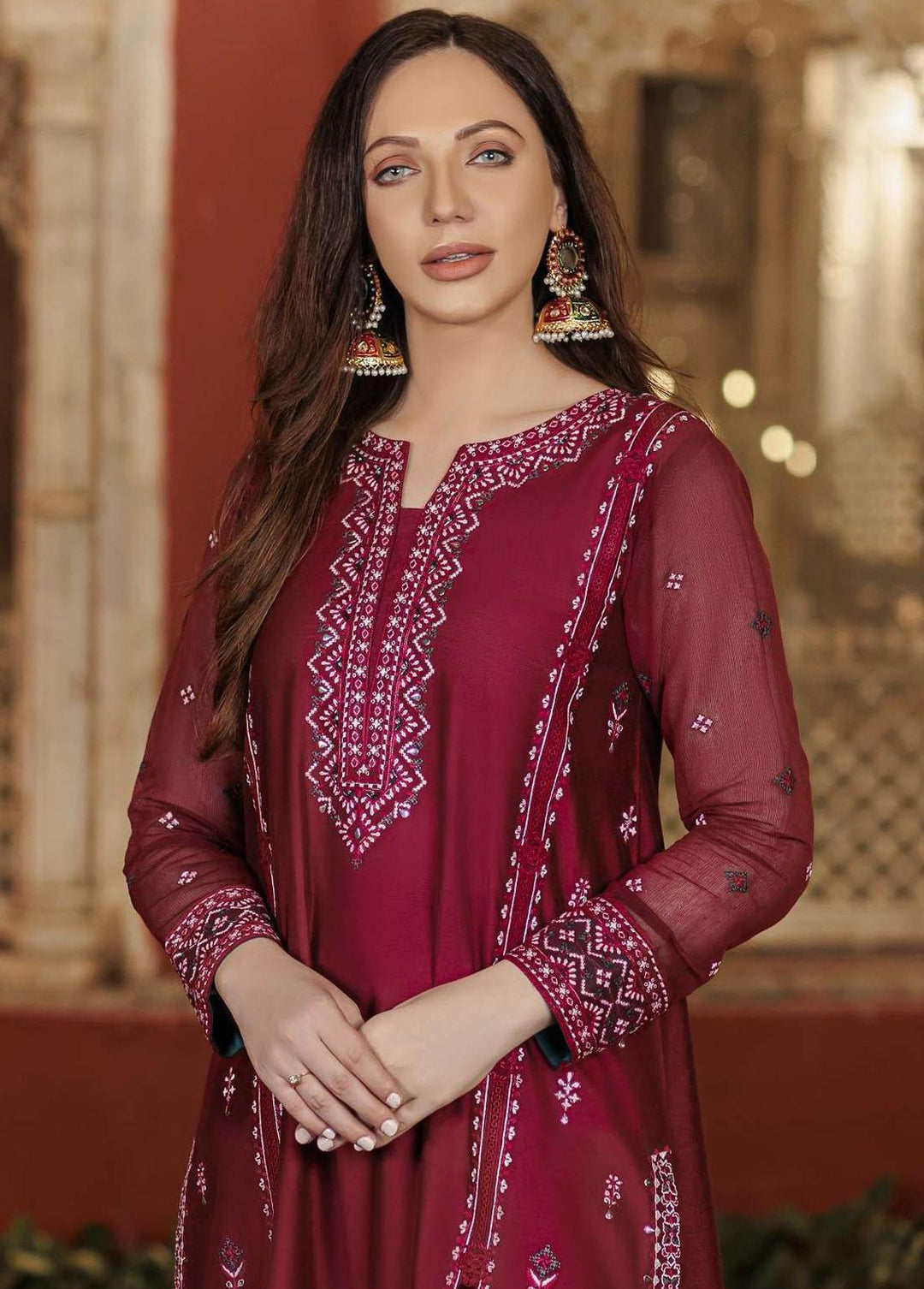 Log 'n' Tog Pret Premium Net 2 Piece Suit LNT23PF Garnet Red