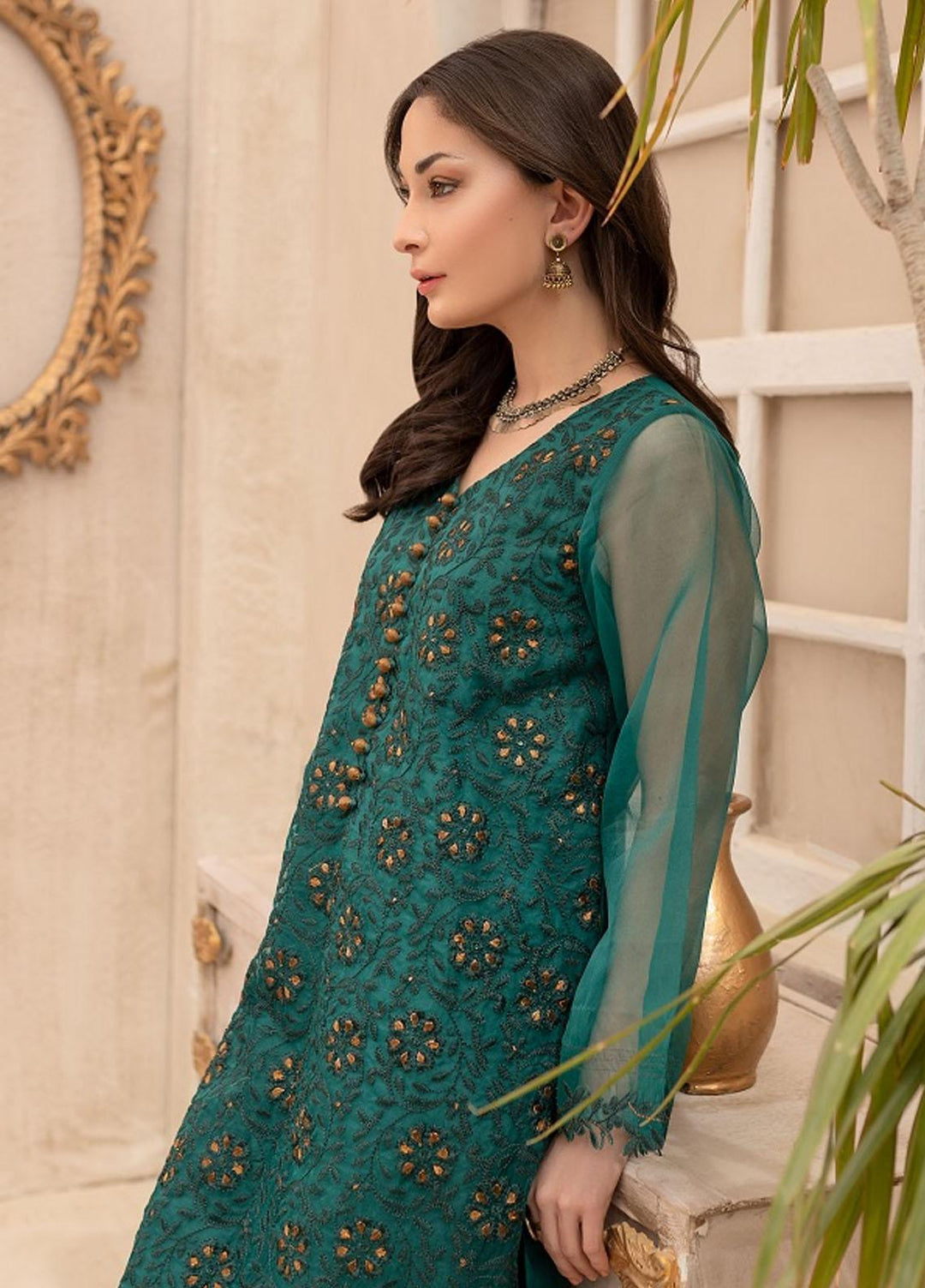 Log 'n' Tog Pret Embroidered Organza 2 Piece Suit LNT23P Chaap Tilak