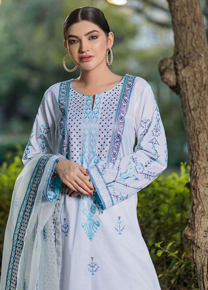 Log 'n' Tog Pret Embroidered Cotton 3 Piece Suit LNT23P Ikkat With Ethnic