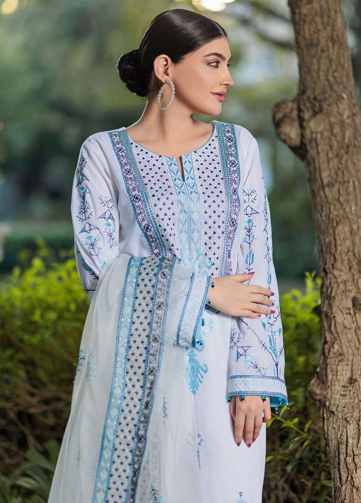 Log 'n' Tog Pret Embroidered Cotton 3 Piece Suit LNT23P Ikkat With Ethnic