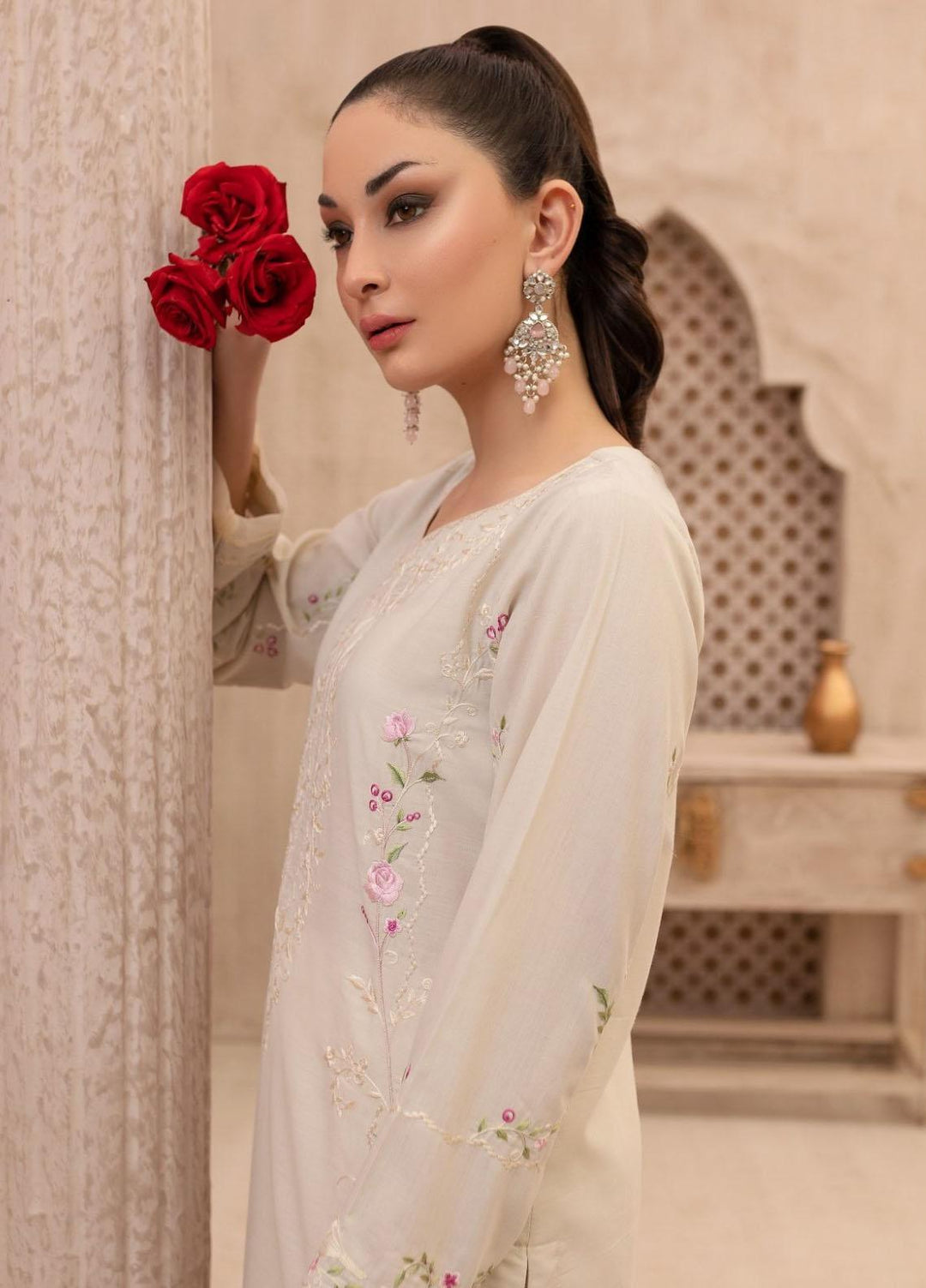 Log 'n' Tog Pret Embroidered Cotton 2 Piece Suit LNT23P Iris Glow