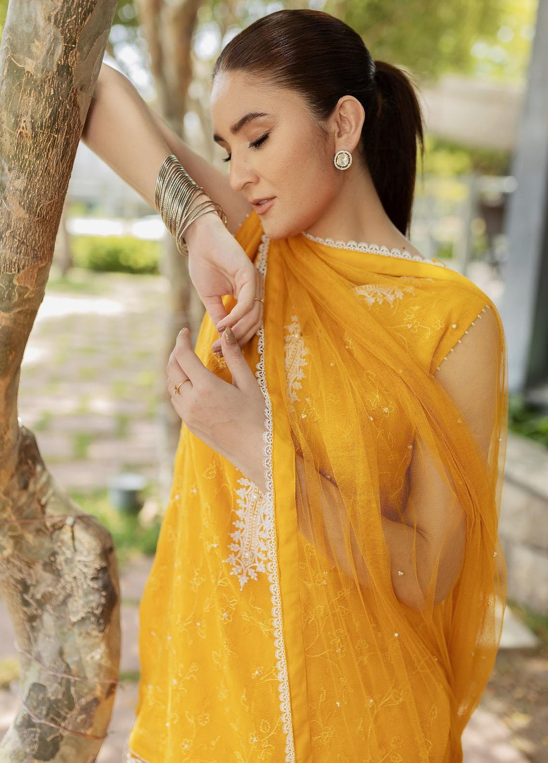Log 'n' Tog Pret Embroidered Khaadi Net 3 Piece Suit LNT23P Mila