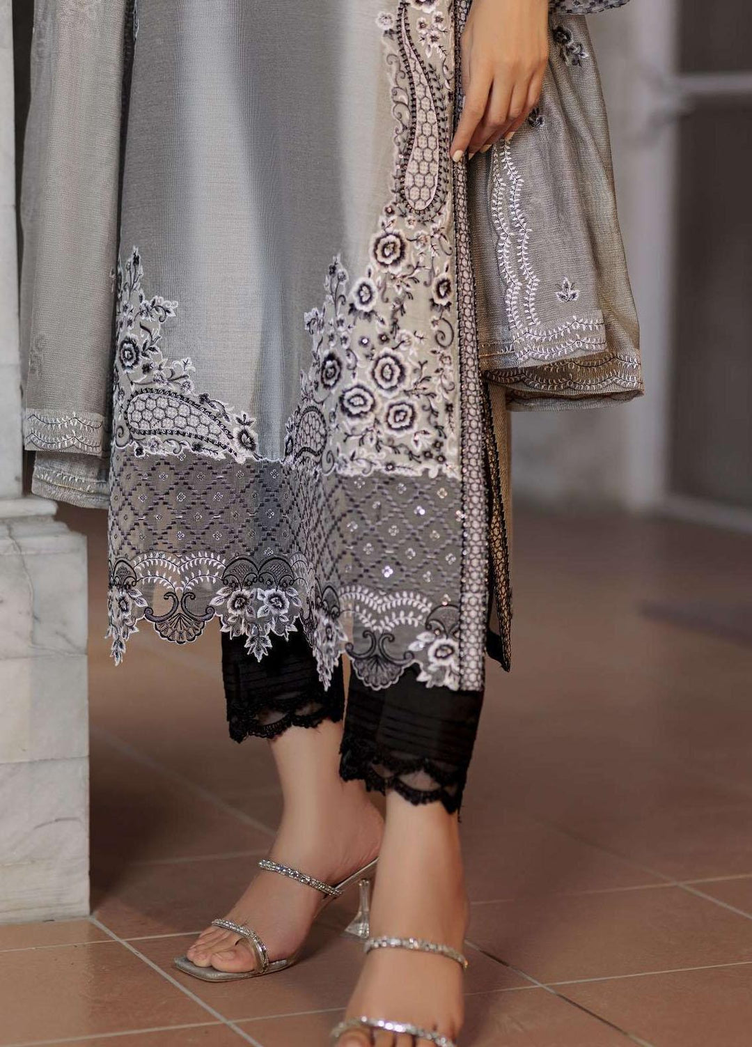 Log 'n' Tog Pret Embroidered Net 3 Piece Suit LNT23P Noor