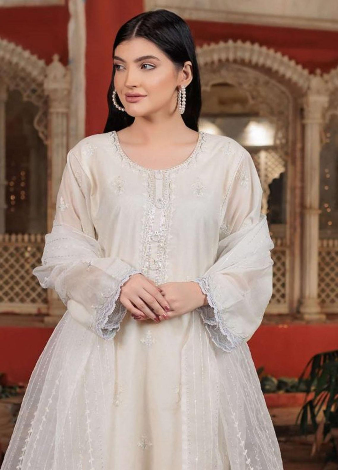 Log 'n' Tog Pret Embroidered Cotton 3 Piece Suit LNT23P Pearl Affairs