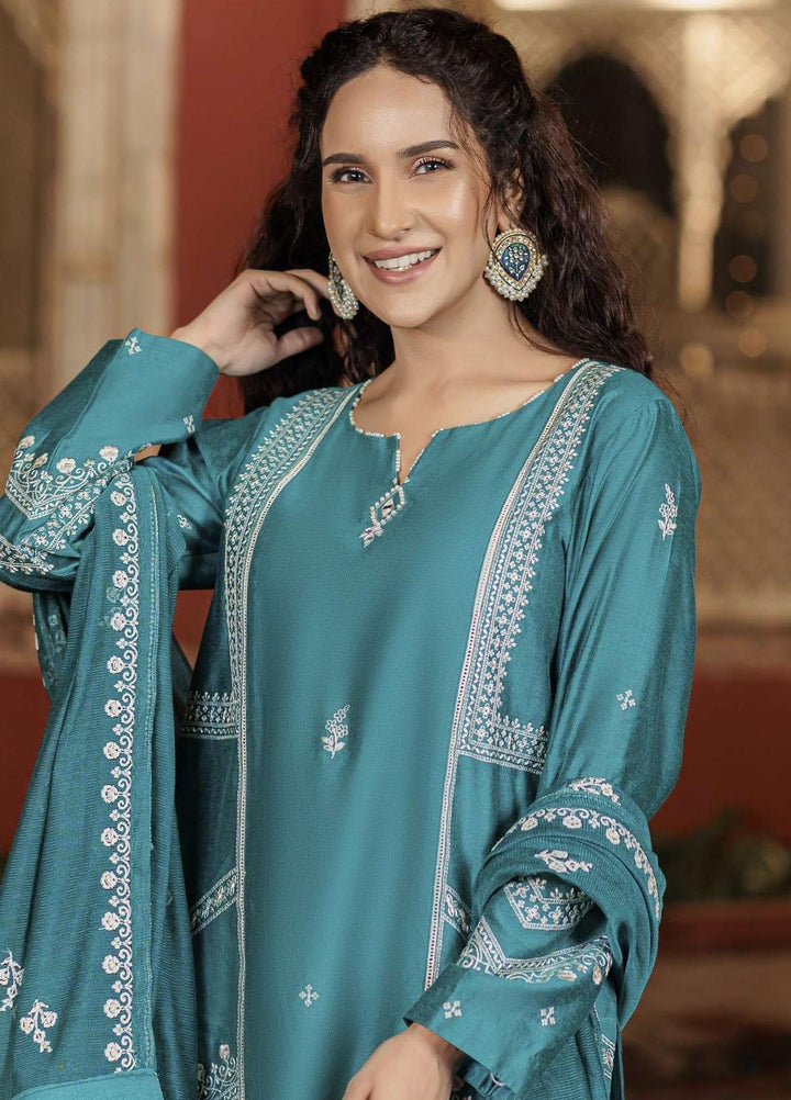 Log 'n' Tog Pret Embroidered Net 3 Piece Suit LNT23P Sea Green Diamond