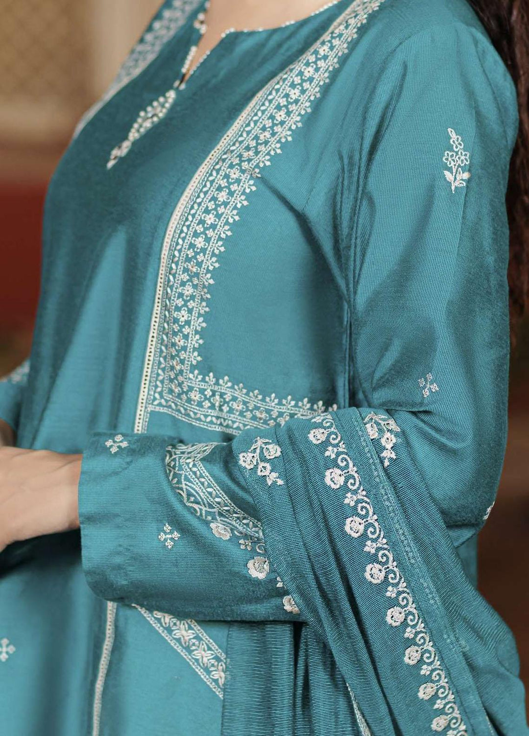 Log 'n' Tog Pret Embroidered Net 3 Piece Suit LNT23P Sea Green Diamond