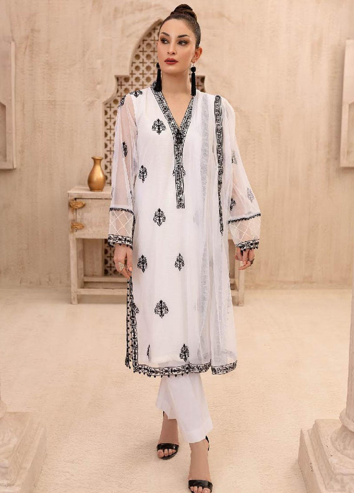 Log 'n' Tog Pret Embroidered Raw Silk 2 Piece Suit LNT23P Snow Flake