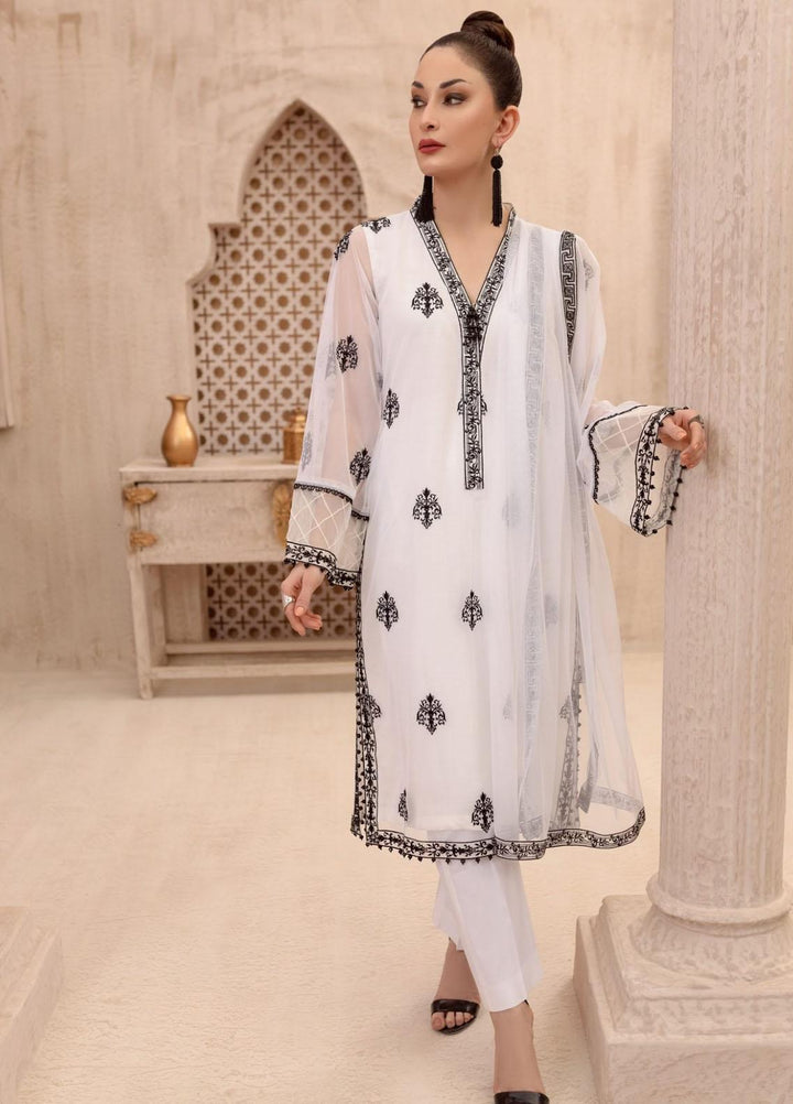 Log 'n' Tog Pret Embroidered Raw Silk 2 Piece Suit LNT23P Snow Flake
