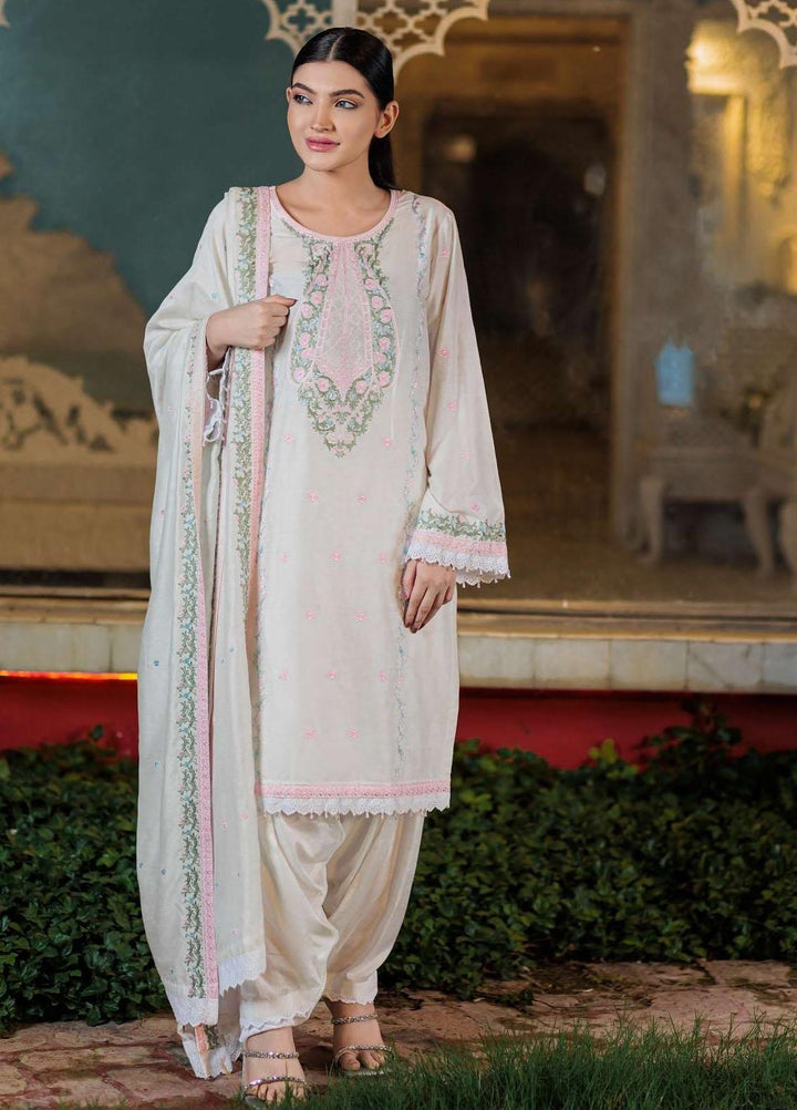 Log 'n' Tog Pret Embroidered Net 3 Piece Suit LNT23P White Pearl